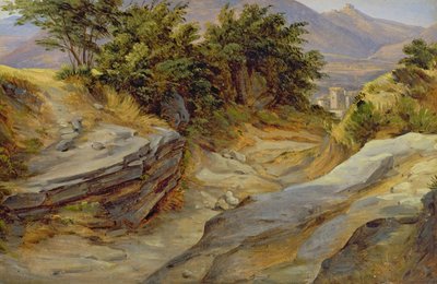 Italian Mountain Landscape, c.1824 by Joachim Faber